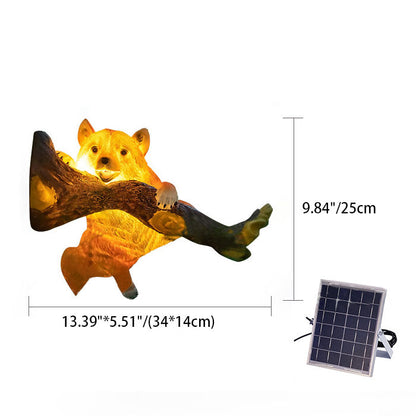 LED Garden Sculpture Lamp - Solar Outdoor Bird Light