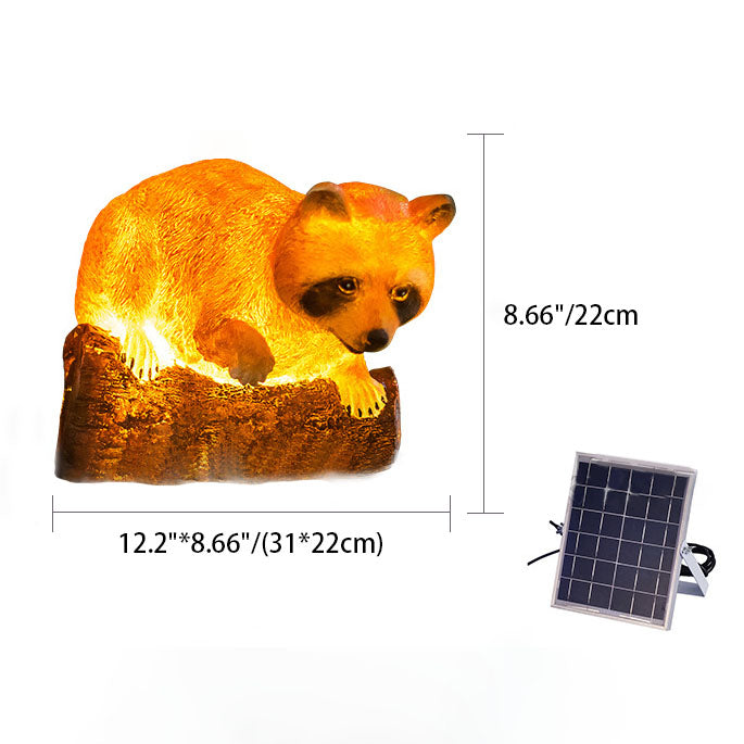 LED Garden Sculpture Lamp - Solar Outdoor Bird Light