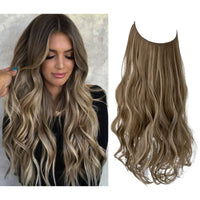 Medium brown & blonde