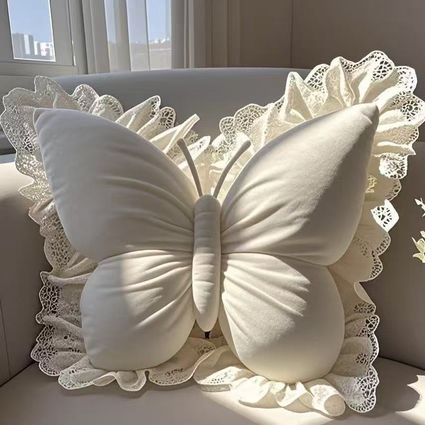 Charming Butterfly Accent Pillow for Enchanting Spaces
