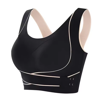 Breathable Sports Bra with Adjustable Straps