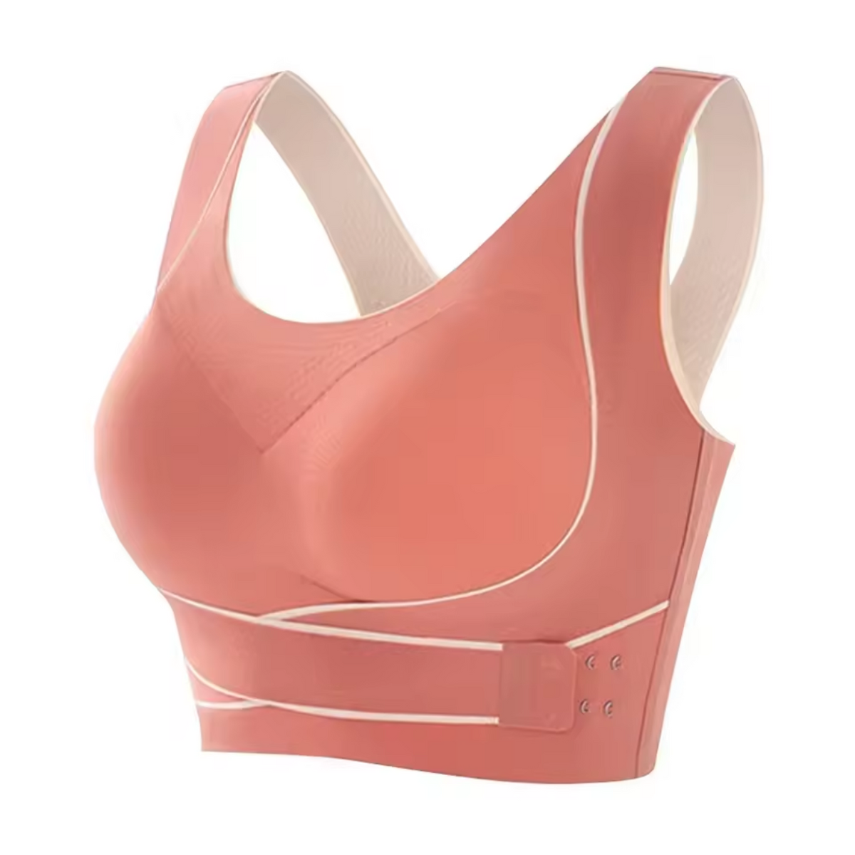 Breathable Sports Bra with Adjustable Straps