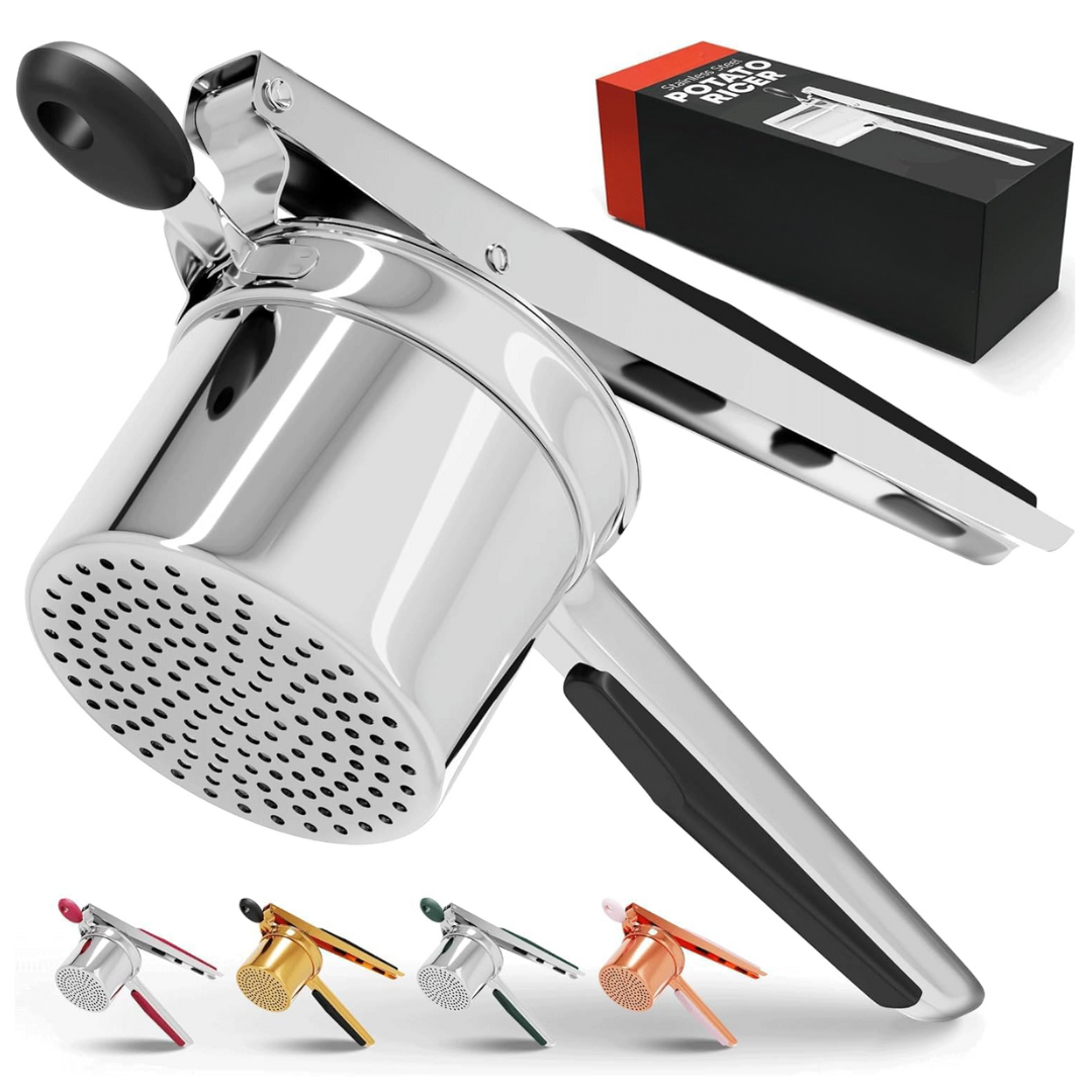 Stainless Steel Potato Masher - 450ml Capacity - Durable for Fruits & Vegetables