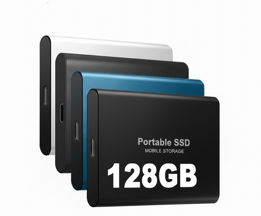 Portable External SSD with High-Speed Data Transfer and Compact Design