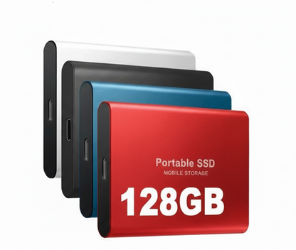 Portable External SSD with High-Speed Data Transfer and Compact Design