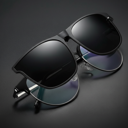 Clip-On Sunglasses for Outdoor Activities and Driving