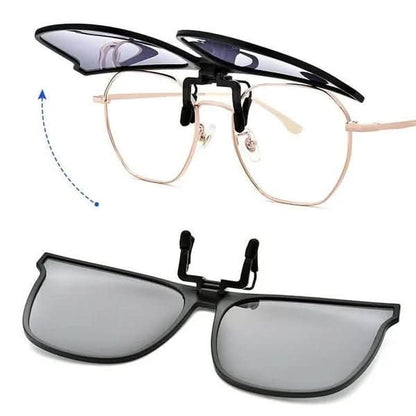 Clip-On Sunglasses for Outdoor Activities and Driving