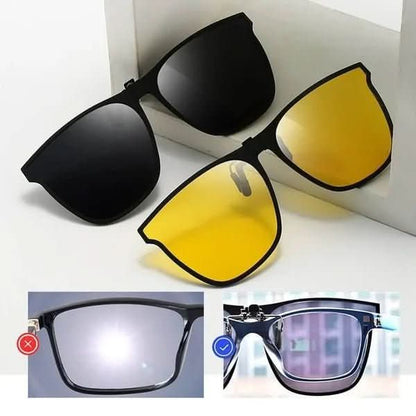 Clip-On Sunglasses for Outdoor Activities and Driving