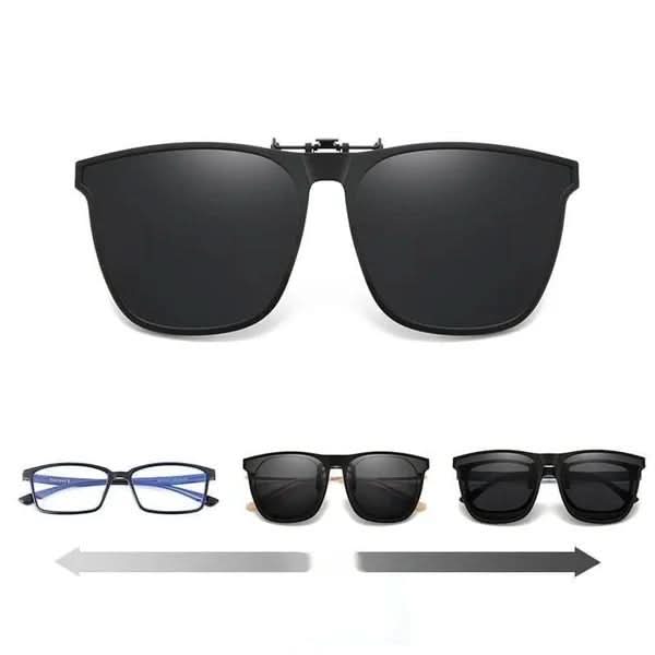 Clip-On Sunglasses for Outdoor Activities and Driving