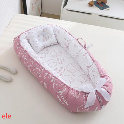 Portable Cotton Baby Nest for Safe and Cozy Relaxation