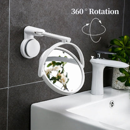 Wall Mirror with 3X Magnification and Adjustable Angles
