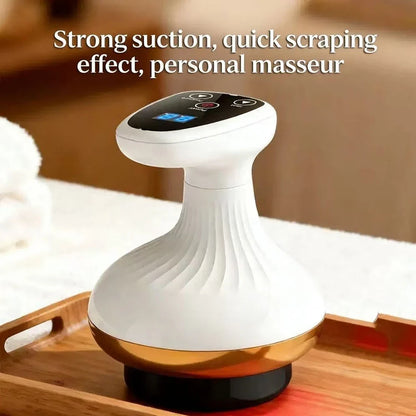 Heated Electric Cupping Massage Device for Muscle Tension Relief