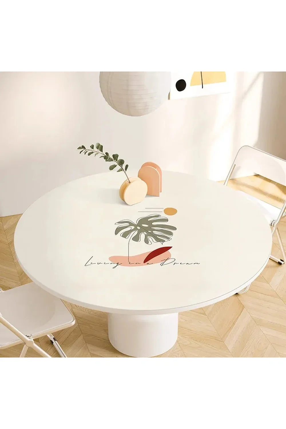 Round Table Cover for Dining - Circular Tablecloth