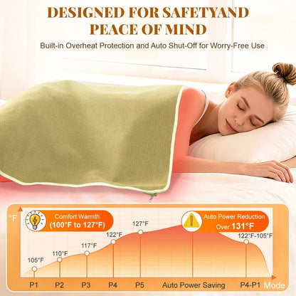 Infrared Heating Blanket for Full Body Light Therapy and Relaxation
