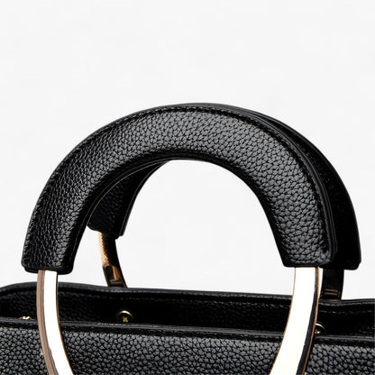 Versatile Women's Leather Tote Bag with Optimal Organization