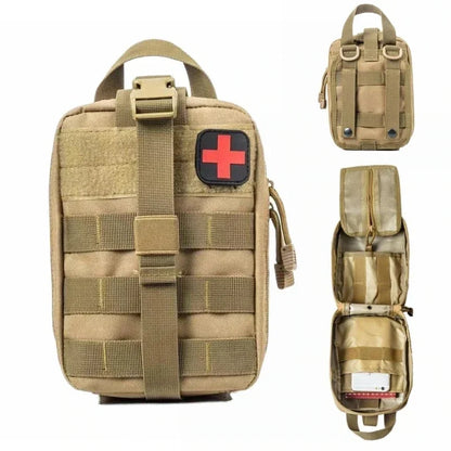 First Aid Bag - Durable, MOLLE-Compatible & Weatherproof for Outdoor Use