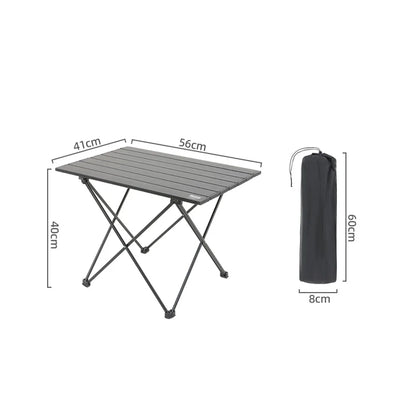 Portable Folding Table for Outdoor Use | Aluminum Camping Table | Collapsible for BBQ, Picnic & Party