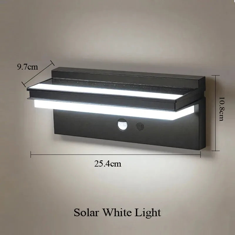 Solar Outdoor Wall Light with Motion Sensor | Waterproof IPX5 | Energy Efficient for Garden & Patio