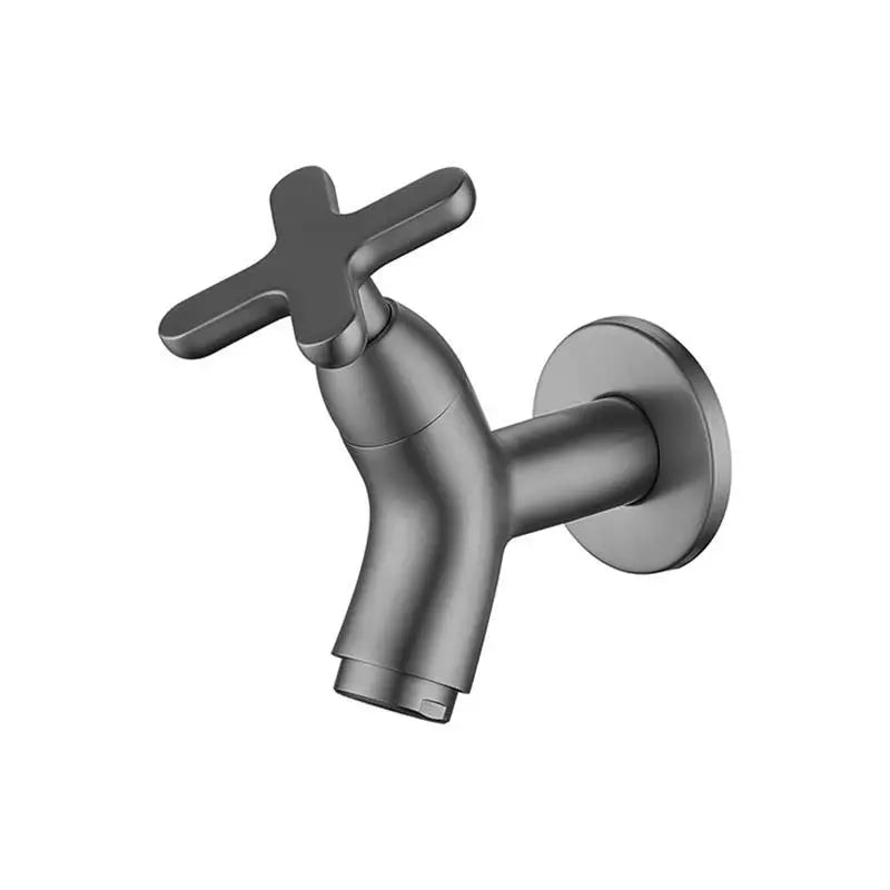 Solid Brass Wall-Mounted Cold Water Faucet