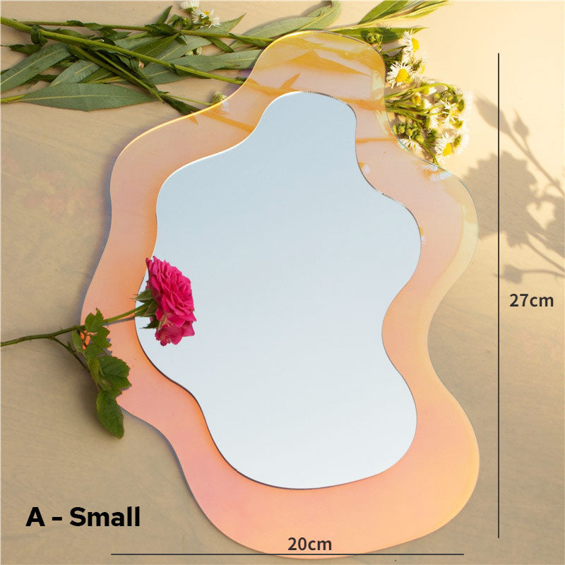 Charming Floral Acrylic Reflector for Home Decor