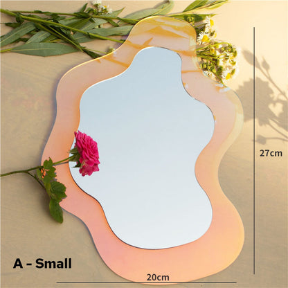 Charming Floral Acrylic Reflector for Home Decor
