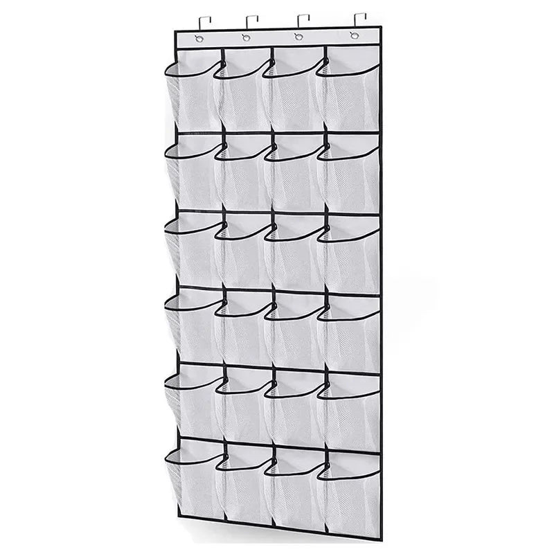 Hanging Shoe Organizer with 24 Compartments – Space-Saving Design