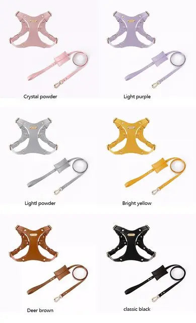 Customizable Leather Dog Harness for Ultimate Comfort