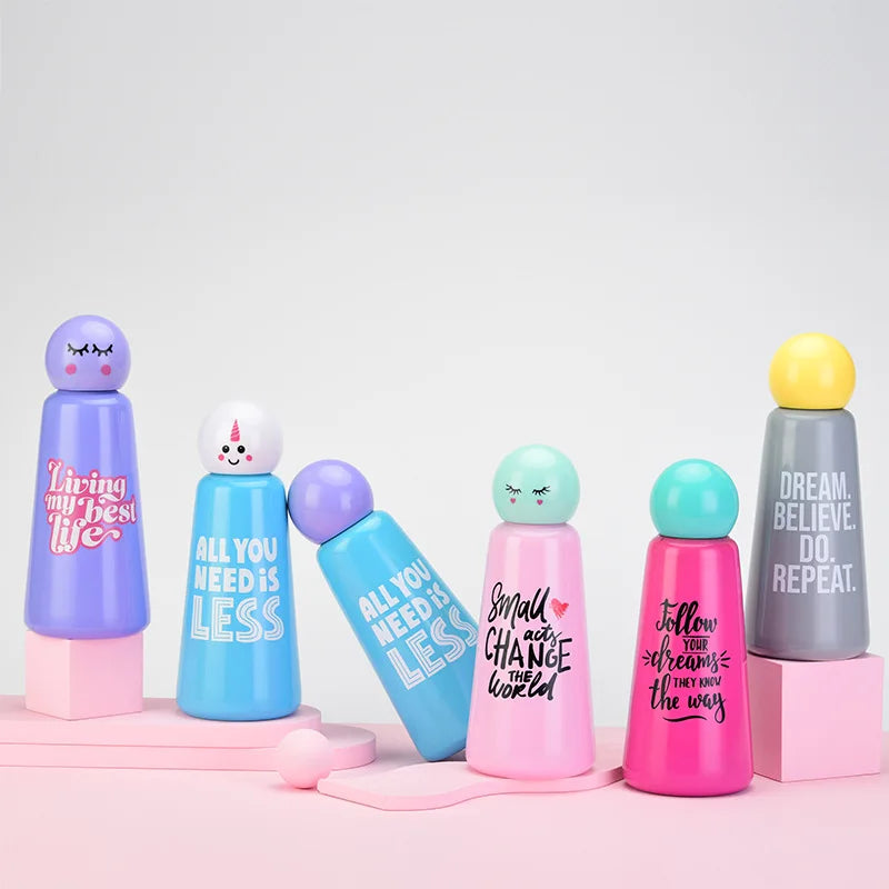 Two-Tone Stainless Steel Thermal Water Bottle