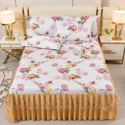Velvet Bed Skirts in Soft Fabric – Elegant Home Décor