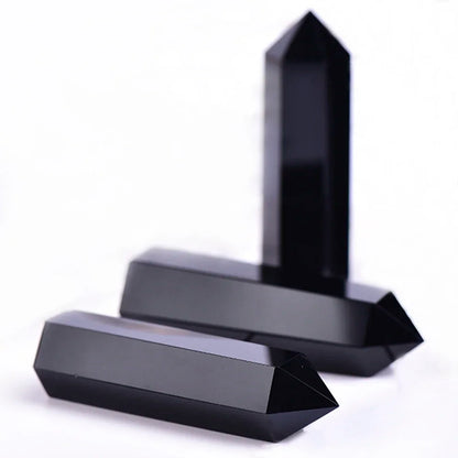 Natural Quartz Crystal Obelisk for Meditation and Chakra Healing Decor