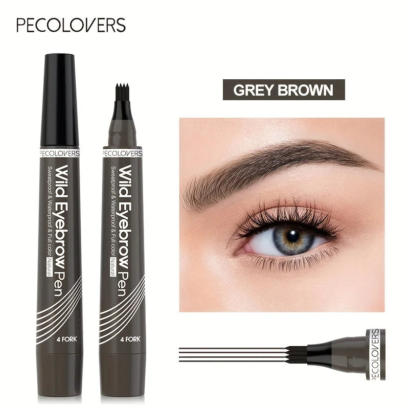Precision Brow Pen - Waterproof with 4-Prong Technology - 6 Colors Available