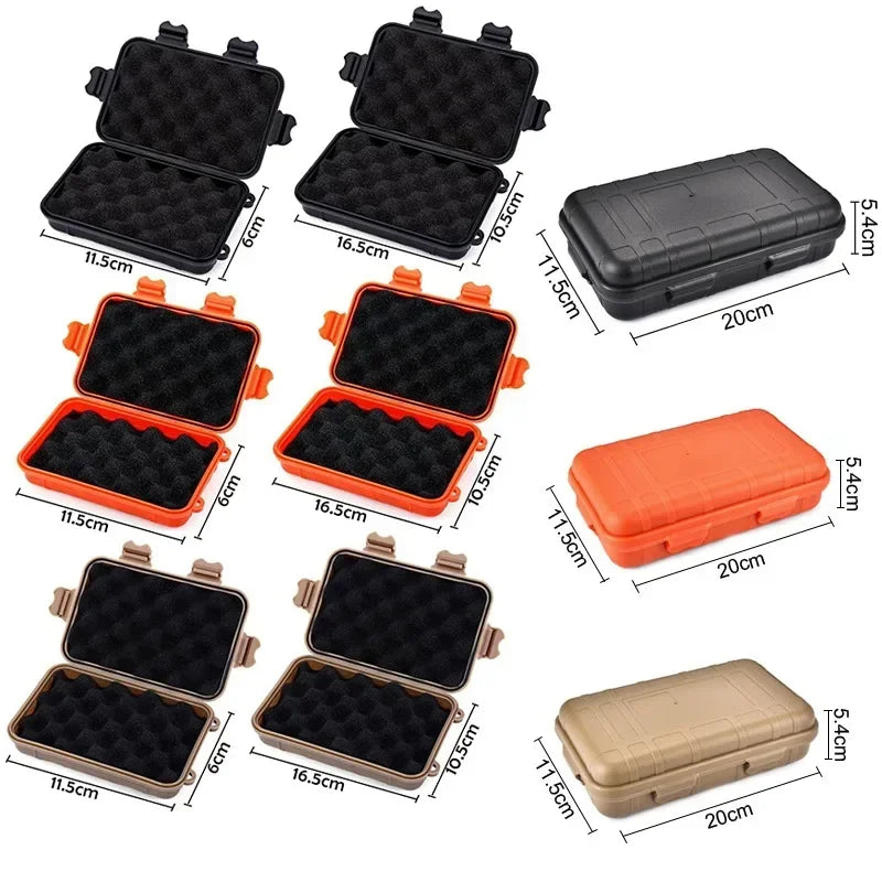 Compact Waterproof Outdoor Storage Box – Shockproof & Floatable