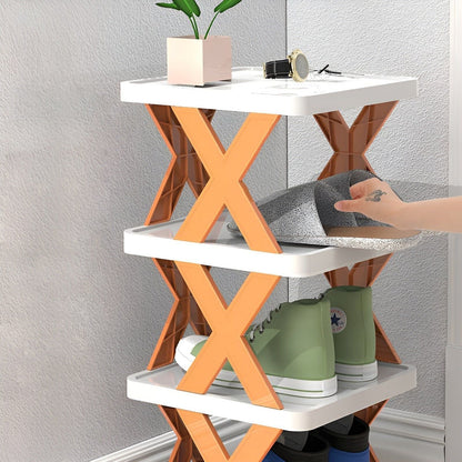 Adjustable Shoe Rack with 3 to 7 Tiers | Space-Saving Organizer