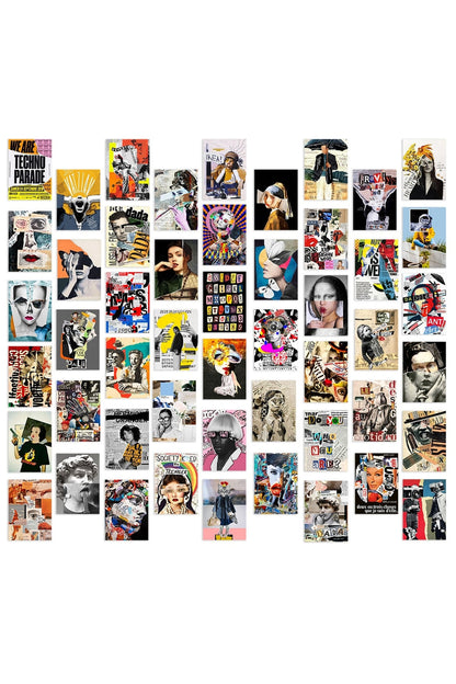 Collection of Art Stickers - Set of 10, 30, or 50 Pieces
