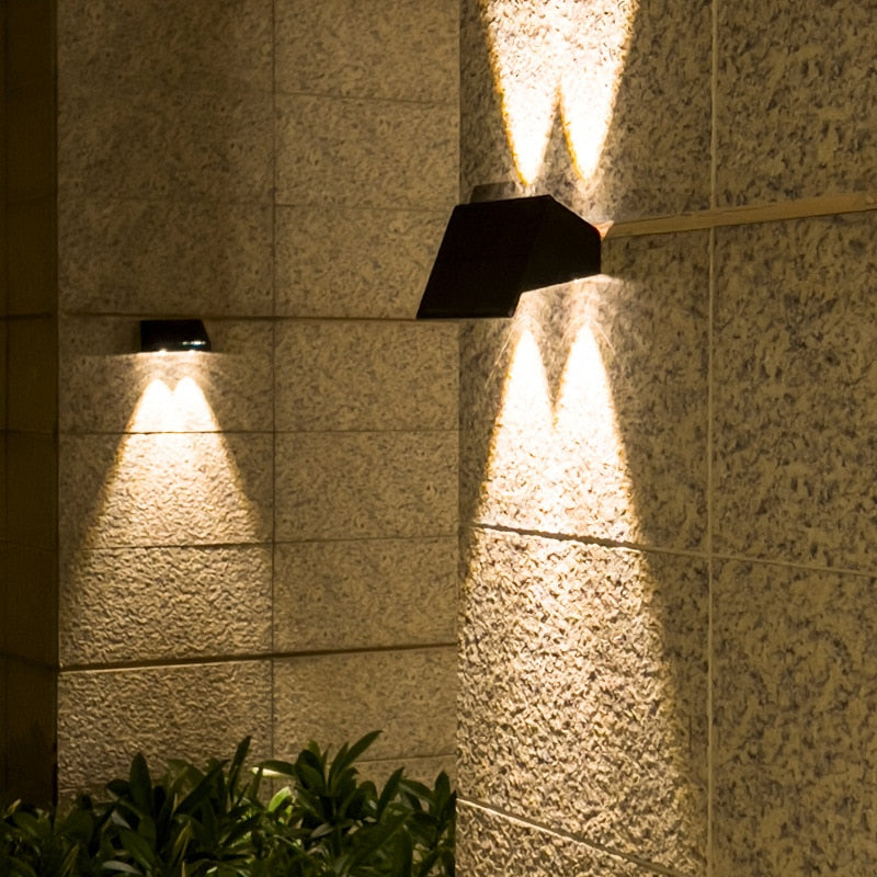 Solar-Powered LED Outdoor Wall Light with Motion Sensor, Waterproof for Garden, Patio & Driveway