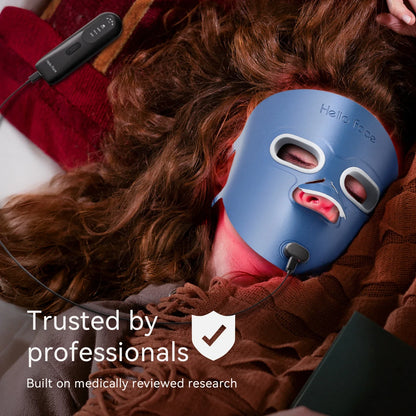Wireless LED Light Therapy Mask for Skin Radiance, Acne, and Wrinkles
