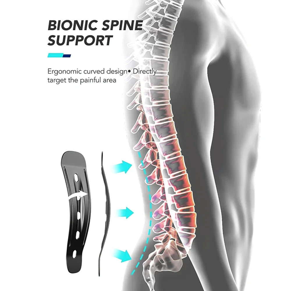 Adjustable Compression Back Brace for Lumbar Support | Breathable Belt for Lifting and Work
