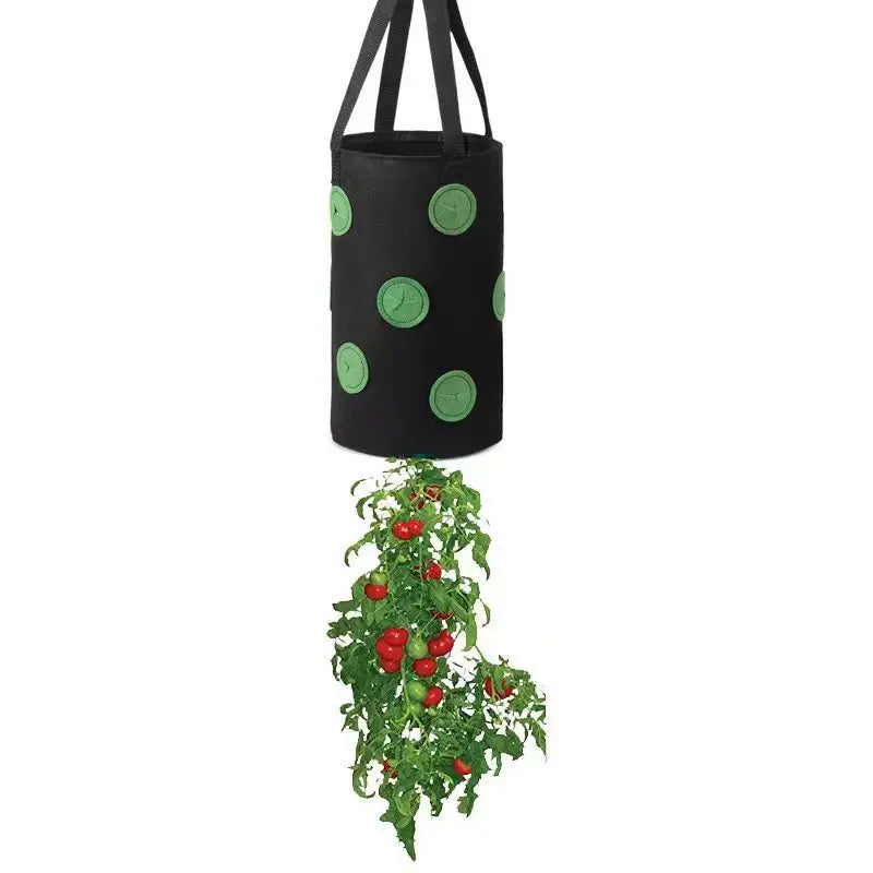 Felt Hanging Grow Bag with 13 Compartments | Versatile | Perfect for Tomatoes, Strawberries, and Vegetables