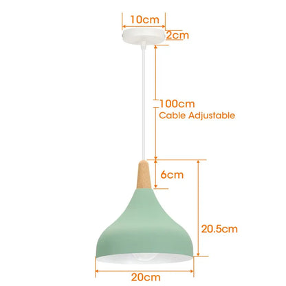 Retro Industrial Ceiling Lamp – 1/3 Heads Pendant Light Fixture