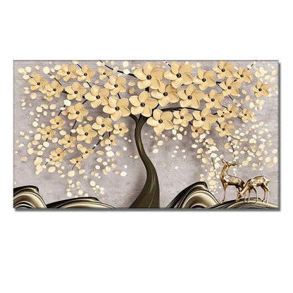 Vibrant Blossom Tree Canvas Art for Stylish Home Decor
