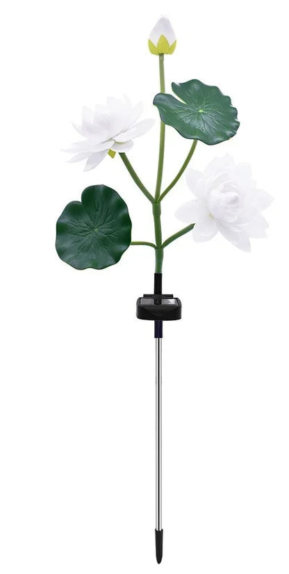 Solar Garden Lotus Light | LED Flower Lamp | Waterproof IP65 | Outdoor Use