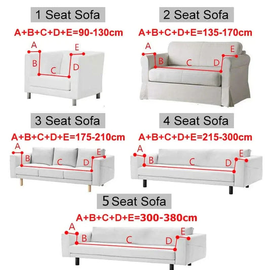 Elastic Non-Slip Sofa Covers - CushionWrap for Comfortable Seating