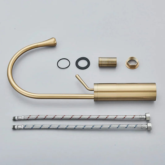 Brass Sink Mixer Tap for Hot and Cold Water