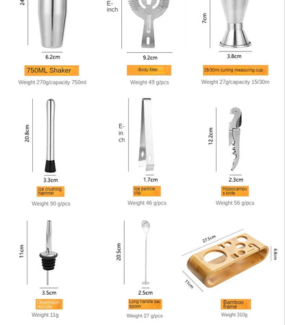 Essential Bar Kit for Crafting Cocktails