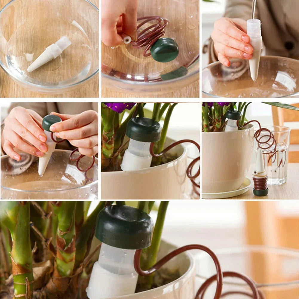 Self-Watering Kit with Intelligent Water Supply – 8 Drip Tips