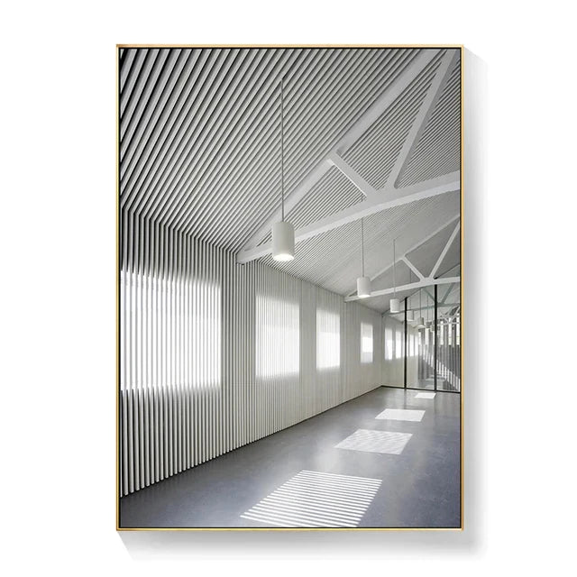 Fine Art Canvas Prints of Architectural Interiors for Modern Home Decor