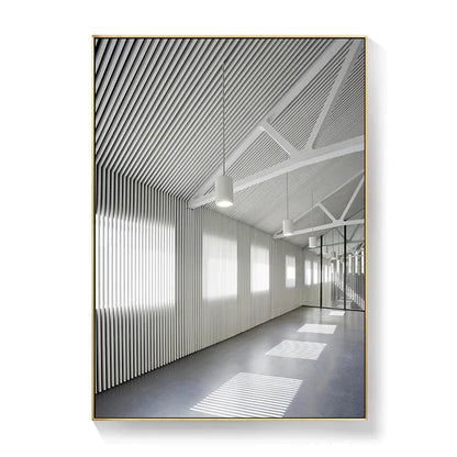 Fine Art Canvas Prints of Architectural Interiors for Modern Home Decor