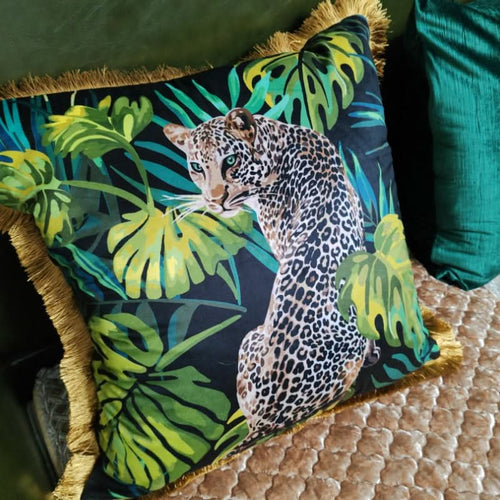 Vibrant Jungle Animal Decorative Pillow Cover for Home Style