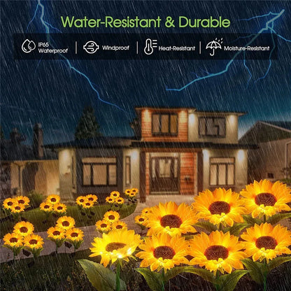 Outdoor Solar Sunflower Lights – GardenGlow [Last Day Discount]