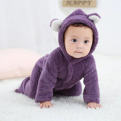 Cozy Fleece Baby Onesie for Newborns